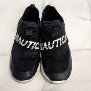 Black Nautica Slip-on Little Boys Shoes Size 10